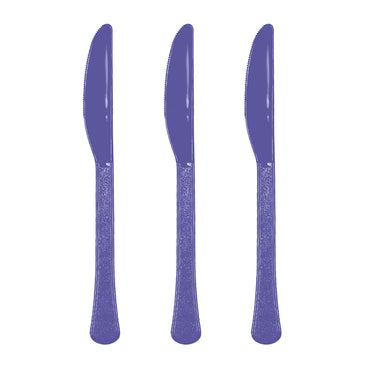 Purple Plastic Knife 20pk - Party Savers