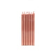 Rose Gold Candles 12.5cm 12pk - Party Savers