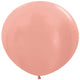 Rose Gold Latex Balloons 90cm 2pk - Party Savers
