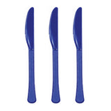 Caribbean Blue Plastic Knife 20pk - Party Savers