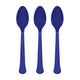 Royal Blue Plastic Spoon 20pk - Party Savers
