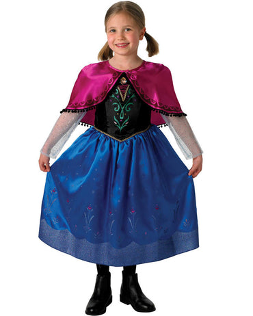 Girls Costume - Anna Frozen Deluxe - Party Savers