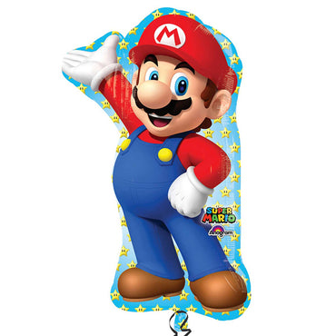 Super Mario Brothers SuperShape Balloon 55cm x 83cm - Party Savers