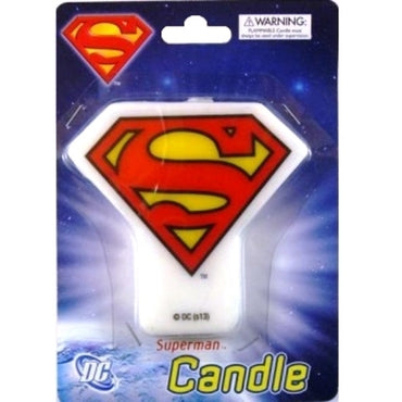 Superman Symbol Candle - Party Savers