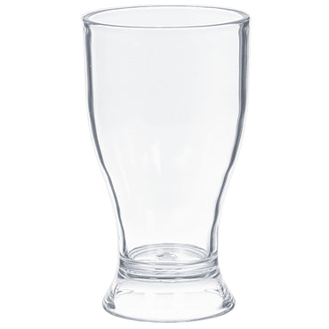 Pilsner Mini Beer Clear Plastic Glasses 236ml 4pk