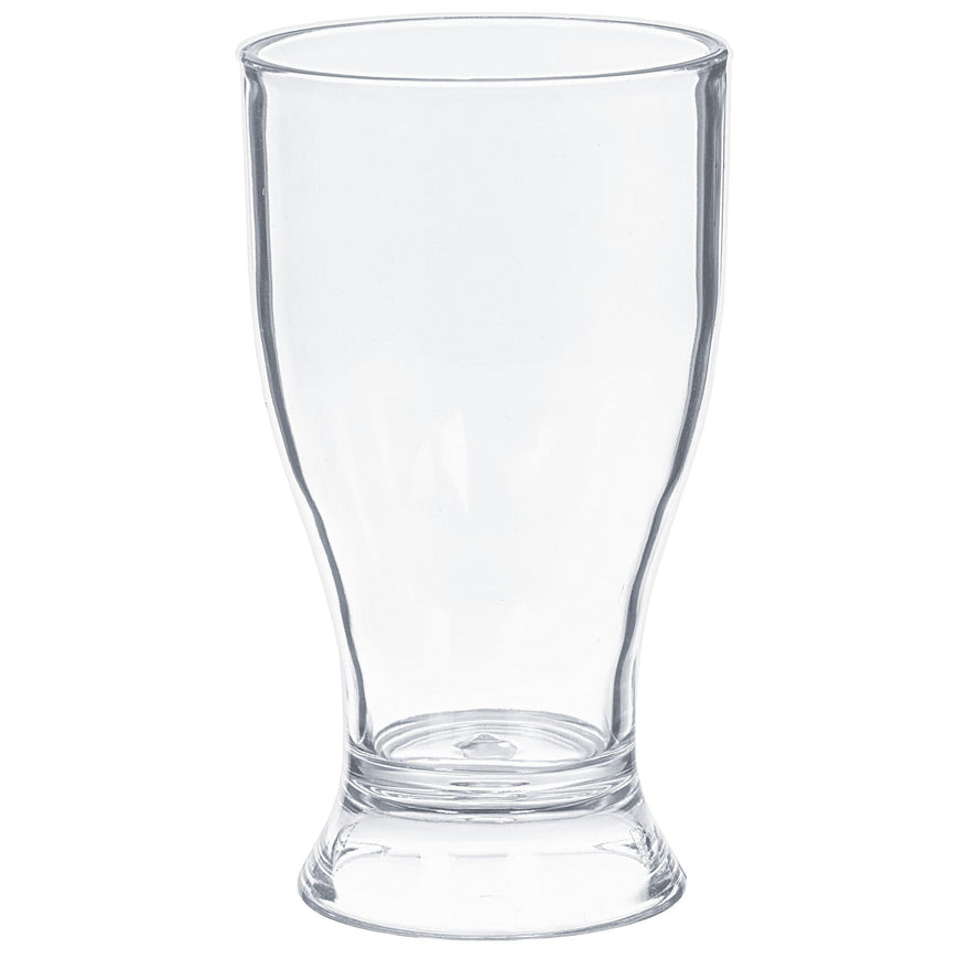 Pilsner Mini Beer Clear Plastic Glasses 236ml 4pk