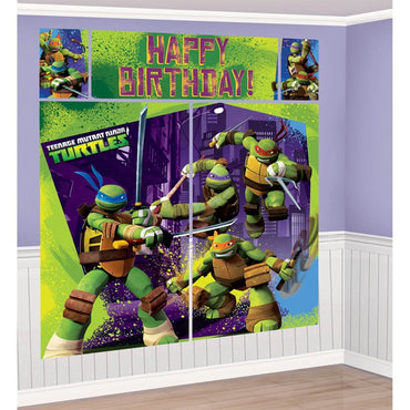 Teenage Mutant Ninja Turtles Plastic Scene Setter 5pk - Party Savers