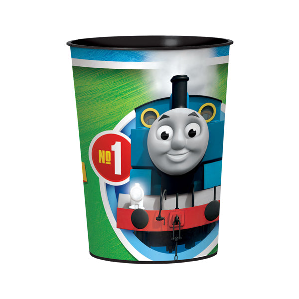 Thomas All Aboard Plastic Favor Cups 473ml Each - Party Savers