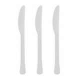 Silver Plastic Knife 20pk - Party Savers